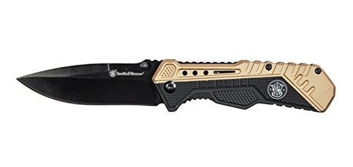 Smith Y Wesson Swsa11 Cuchillo De Apertura Asistida De Acero