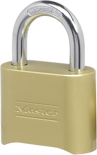 Imagen 2 de 7 de Candado Master Lock Con Combinmacion Numerica 175d