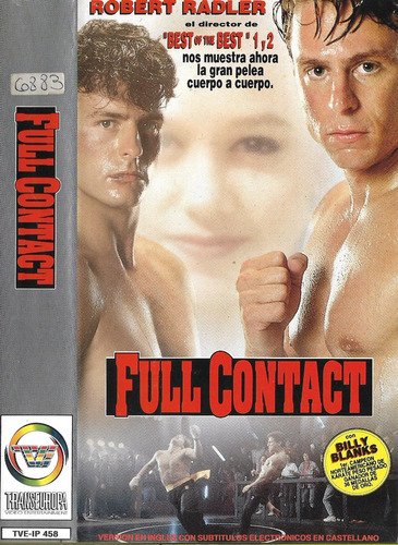 Full Contact Vhs Showdown Billy Blanks Brion James