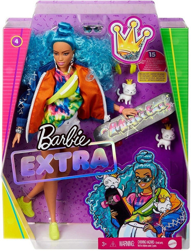 Barbie Extra Negra 2021 Sardas Gato No Brasil Articulada