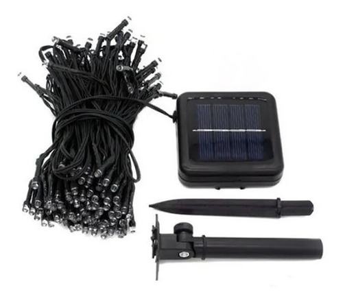 Imagen 2 de 2 de Luces Guirnalda Solar 100 Led 10 Metros