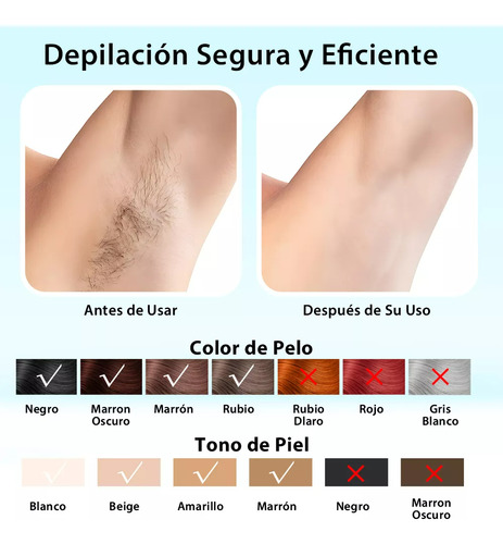 Depiladora Láser Ipl Luz Pulsada Reducción De Vello Hogar