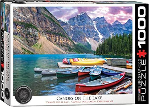 Eurographics Canoes On The Lake Jigsaw Puzzle 1000 Piezas