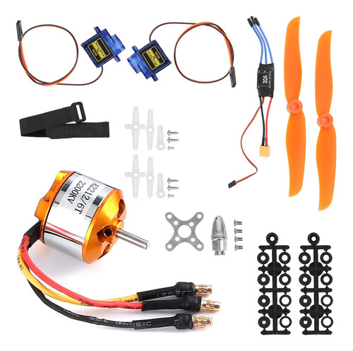 Kv2200 Rc Aircraft Motor Kit, 2rc Aircraft Accesorio 212 Kv2