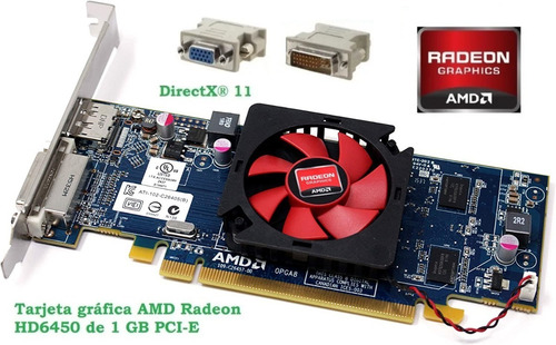 Imagen 2 de 4 de Tarjeta De Video Amd Radeon Hd6450 1gb Pci-e Ddr3