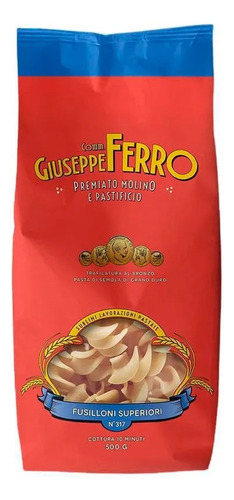 Macarrão Fusilloni Superiori Giuseppe Ferro 500g