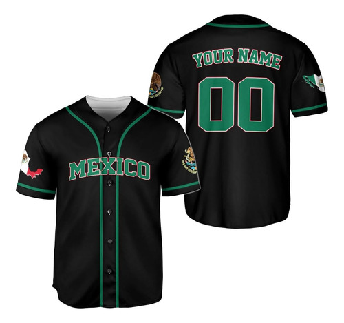 Camiseta De Béisbol Personalizada Con Estampado 3d De México