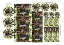 Comprar Kit Stickers Candy Bar Dinosaurios Jurassic World X 120 U 