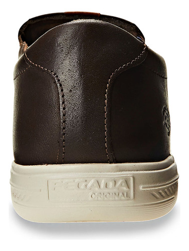 Tênis Masculino Slip-on Pegada 110402-04 Couro Casual