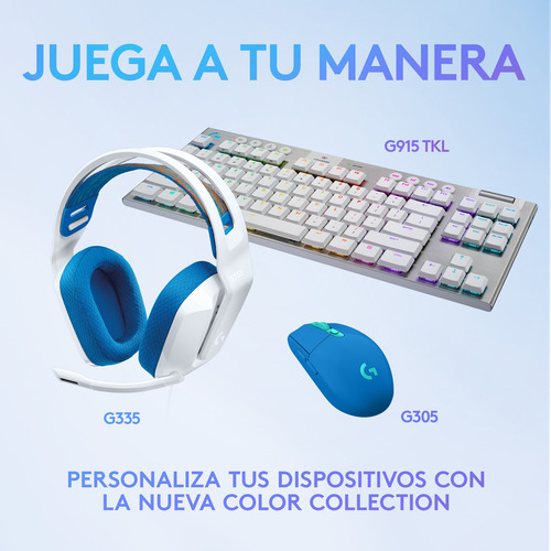 Logitech G335 Audífonos Con Cable Para Gaming Blanco