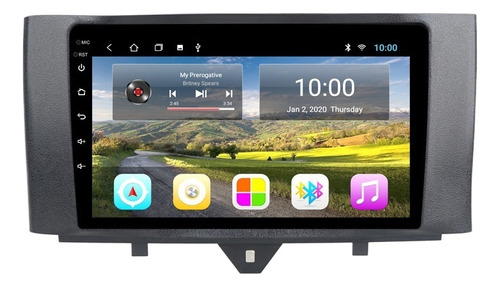 Autoestéreo 2+32g Carplay Para Mercedes-benz Smart 2011-2015