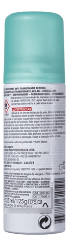 Desodorante Vichy Pele Sensível 48 Horas 125ml 48 Horas