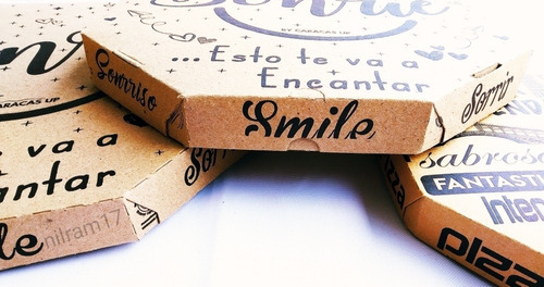 Cajas Para Pizza Pequeña 25x25 Paquete De 25 Unidades