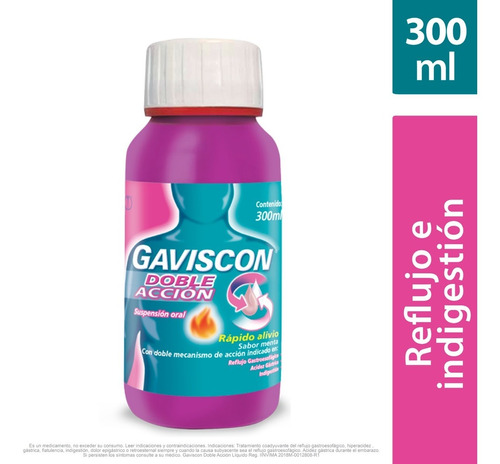 Gaviscon Doble Acción Botella X 300 Ml - mL a $251