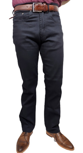 Pantalón De Jean Estilizado Semi-chupin Premium  Hombre    