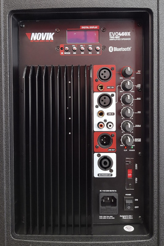 Bafle Activo Novik Evo-460x Bluetooth Woofer 15´´ 350w Rms