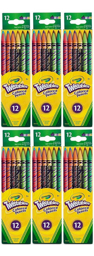 Paquete De 12 Lapices De Colores Crayola X6 Unidades