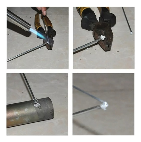 50 Piezas De Electrodos De Aluminio Sin Necesidad De Soldar