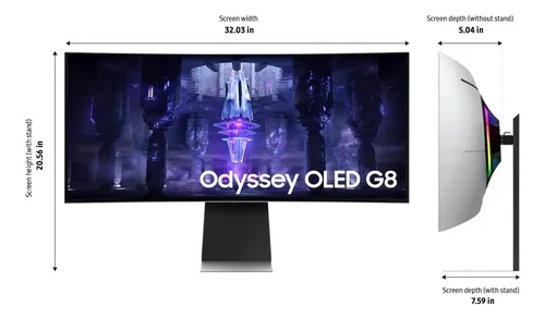 Monitor Curvo Para Juegos De 34 Pulgadas Samsung Odyssey