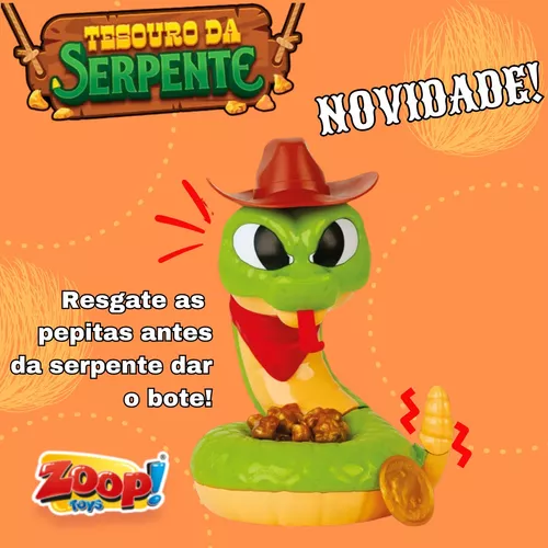 Jogo Tesouro Da Serpente Brinquedo Divertido Jogo Da Cobra Com Manual -  Zoop Toys