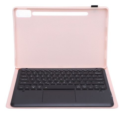 Capa De Teclado Rosa Para Tablet Trackpad, Porta-canetas, Fi