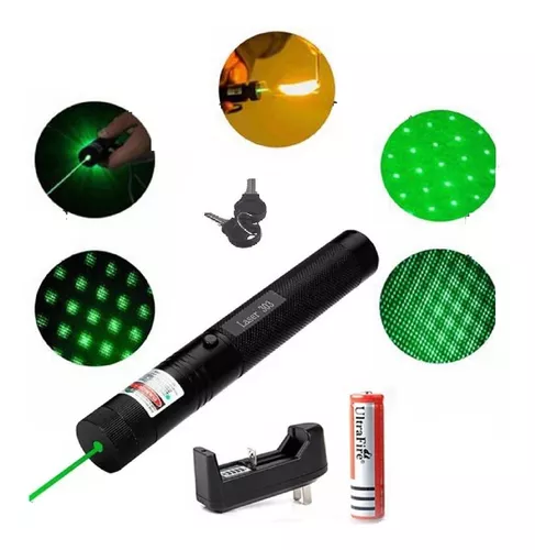 Puntero Laser Verde Potente 1000 Mw Recargable Puntos