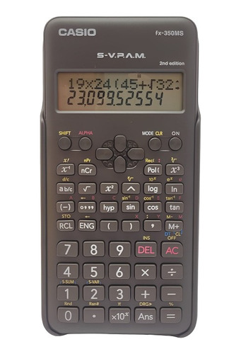 Calculadora Cientifica Casio Original Fx-350ms 240 Funciones