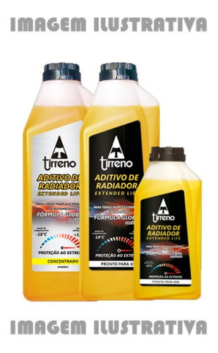 Imagem 1 de 4 de Aditivo Radiador Organico Amarelo Tirreno Flu/ds/999