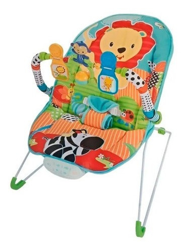 Baby One Bouncer Musical C/vibración Cebra Bobou-004