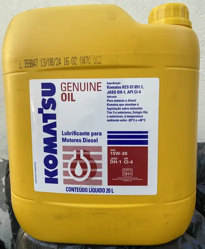 Komatsu Genuine Oil 10W-30 20L コマツエンジンオイル10W-30 20L