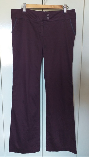 Pantalón Spy Talle M 2% Elastano Pierna Ancha, Cataleya 