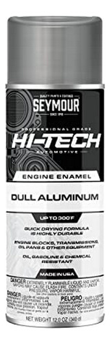 Seymour En-71 Hi-tech Engine Spray Paint, Dull Aluminum 12 O