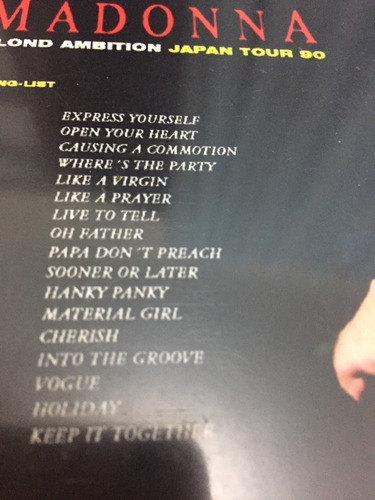 Dvd Madonna - Blond Ambition Japão (finally Enough Love)