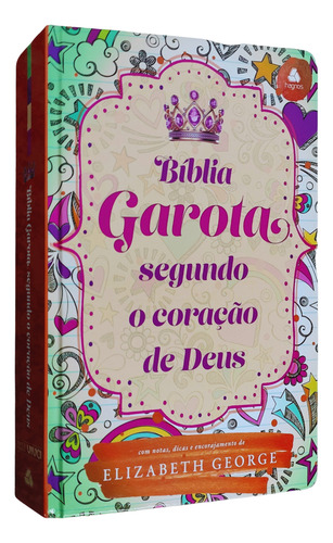 Biblia Da Garota Segundo O Coração De Deus Nova Viva Capa Dura Juventude Com Letra Grande E Indice Lateral
