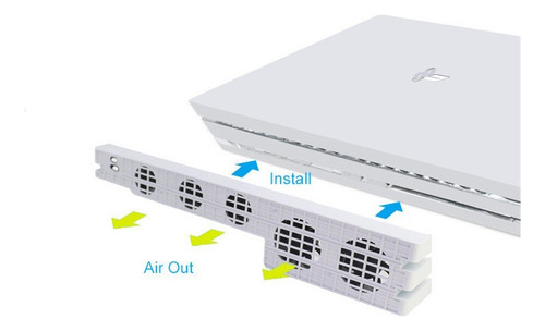 Enfriador Para Playstation 4 Pro, Ventilador Para Ps4 Pro