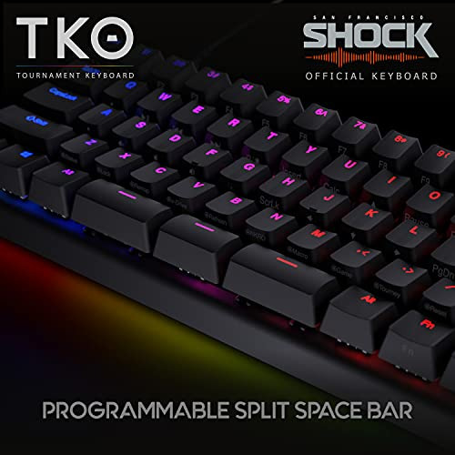 Teclado Mecánico Kinesis Gaming Tko | Interruptor Táctil Mar