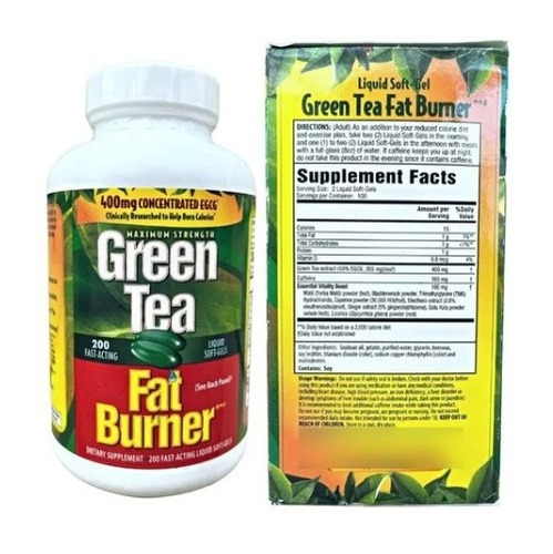 Green Tea Quemador Grasa 200cap - Unidad a $665