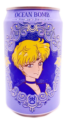 Gaseosa Sabor Ananá 330 Ml Lata Sailor Moon Coleccionable