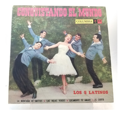 Los 5 Latinos - Conquistando El Mundo - Vinilo Simple - Mb