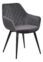 Comprar Silla Thea Tulip Tapizada Nordica Teo Acero Simil Madera