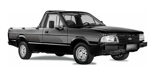 Kit Adesivo Faixa Lateral Ford Pampa 94 Prata