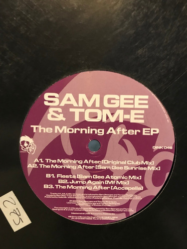 Sam Gee & Tom-e The Morning After (muchobeat) Hard House 