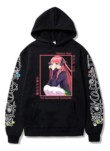 Sudaderas Unisex Harajuku Nino Nakano La Quintu Por Excelenc