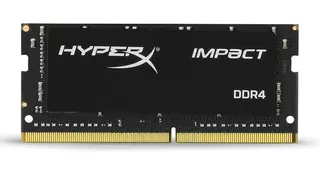 Memória RAM Impact color preto 16GB 1 HyperX HX424S14IB/16