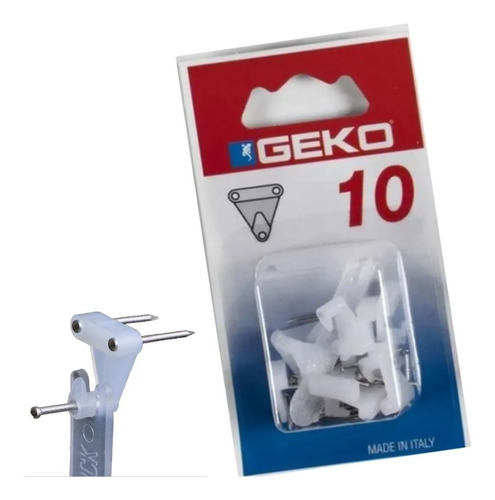 Gancho 3 Clavos Triple Para Pared X 10u 3,5 K Italy Geko