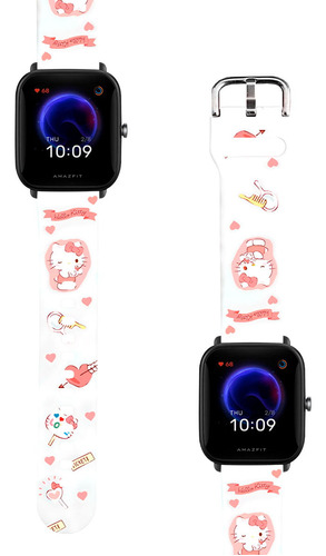 Correa Compatible Para Amazfit Bip U Hello Kitty