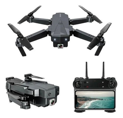 Yiyi Mini Drone Sg107 Con Doble Cámara 4k Negro 1 Batería