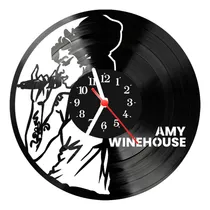 Comprar Relógio De Vinil Disco Lp Parede | amy-wine-house 2
