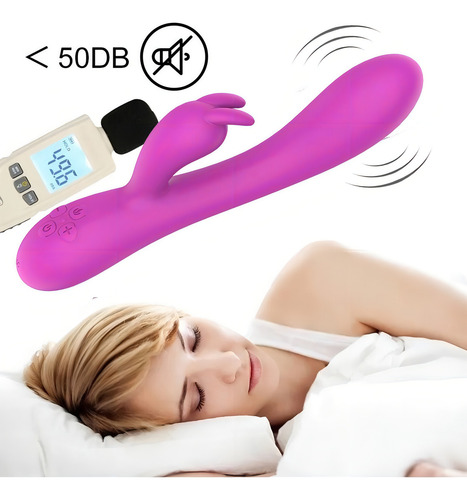 Vibrador de aquecimento recarregável Dildo Rabbit Vibrator