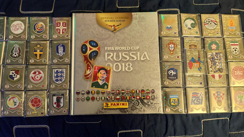 Set Completo + Coca + Álbum Rusia 2018 Panini Pasta Dura